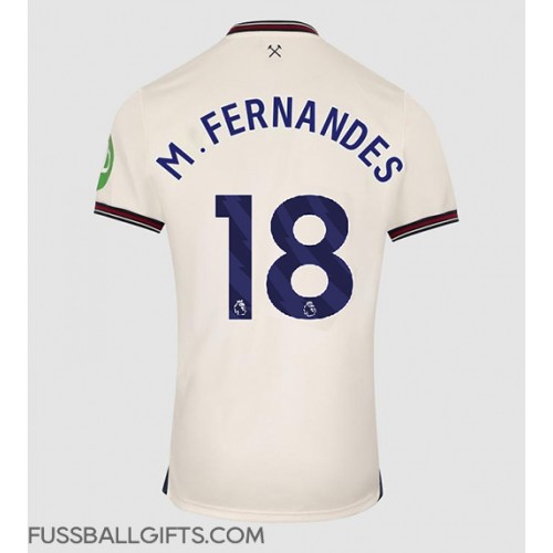 West Ham United Mateus Fernandes #18 Fußballbekleidung Auswärtstrikot 2025-26 Kurzarm